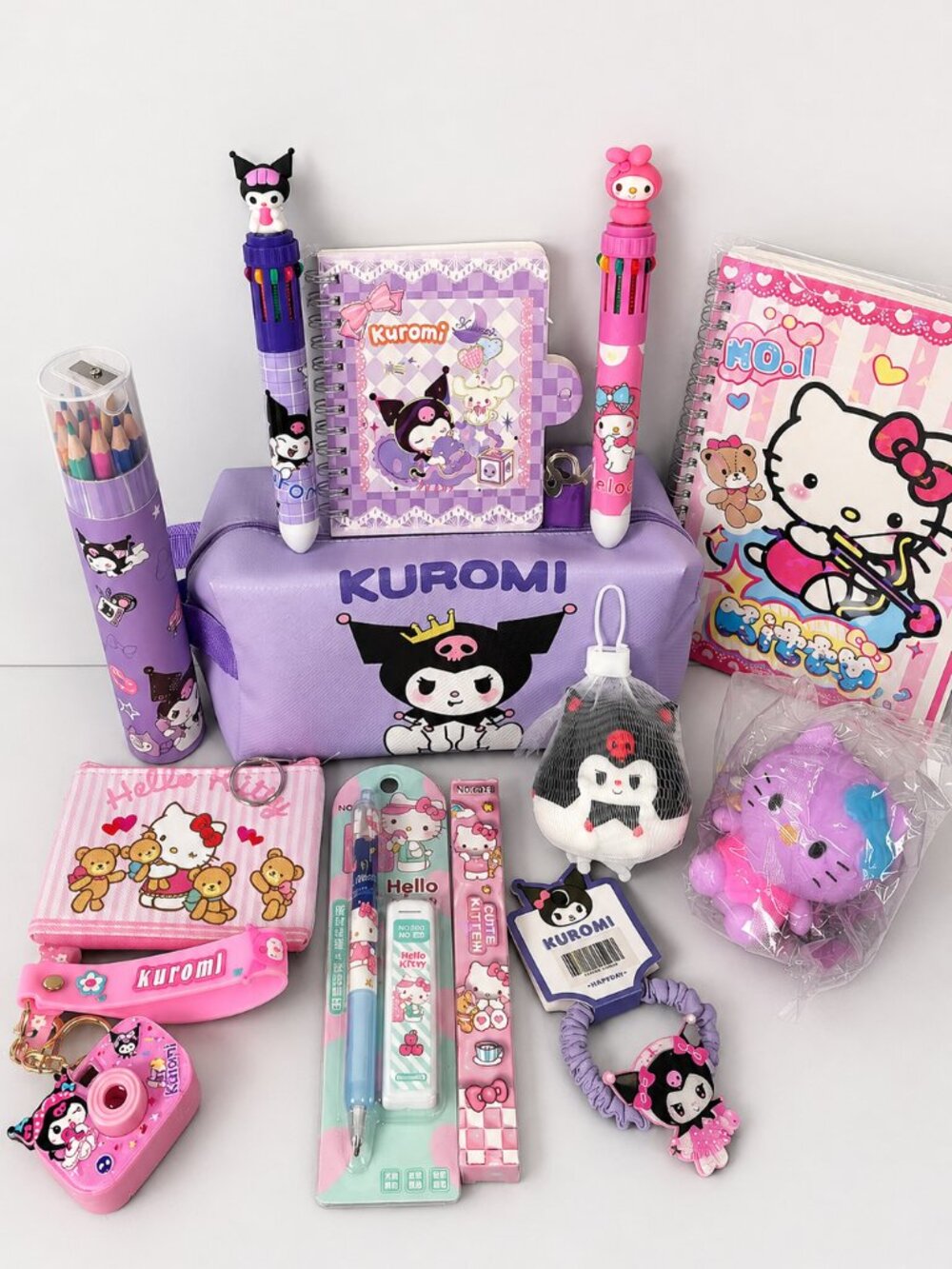 Kuromi & Sanrio 13-Piece Mega Bundle 🎀
